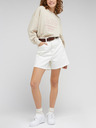 Lee Weiße Damen-Shorts aus Denim Lee