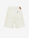 Lee Weiße Damen-Shorts aus Denim Lee