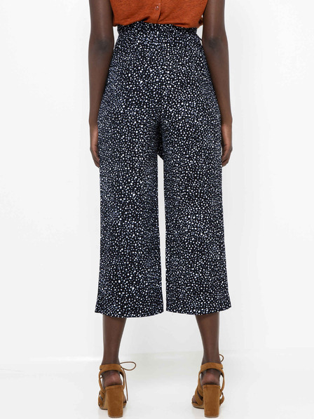 CAMAIEU Schwarze weit geschnittene Damenhose CAMAIEU