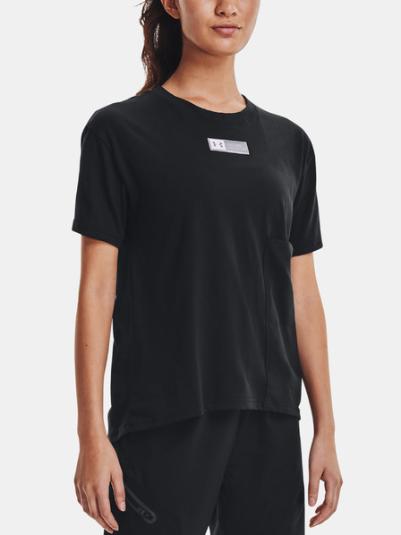 Under Armour Damen-T-Shirt Under Armour Live Woven Pocket Tee