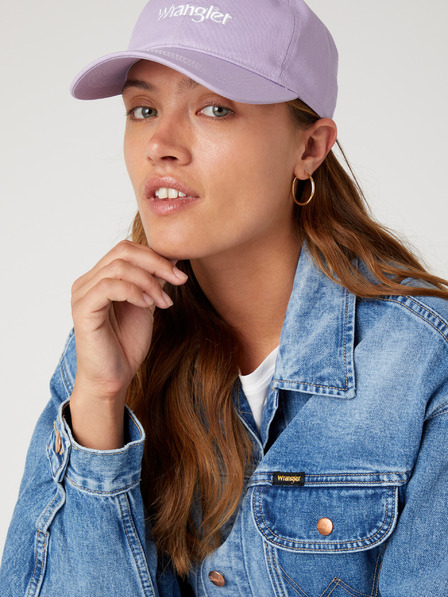 Wrangler Hellviolette Wrangler-Mütze für Damen