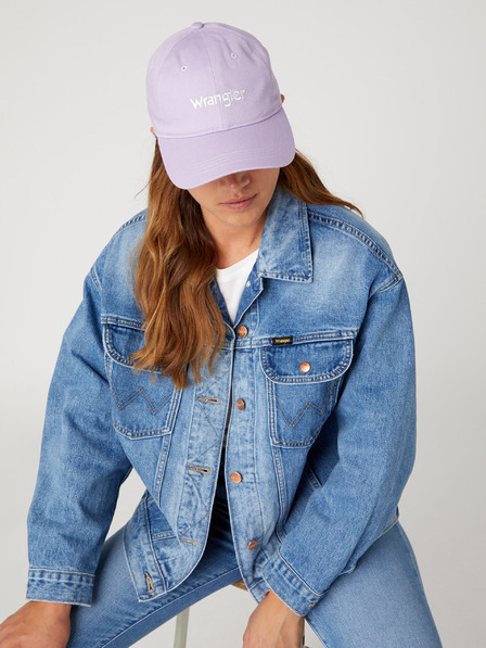 Wrangler Hellviolette Wrangler-Mütze für Damen
