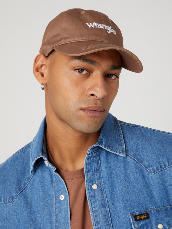 Wrangler Braune Wrangler-Mütze für Herren