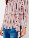 CAMAIEU Rosa gestreifte Bluse CAMAIEU