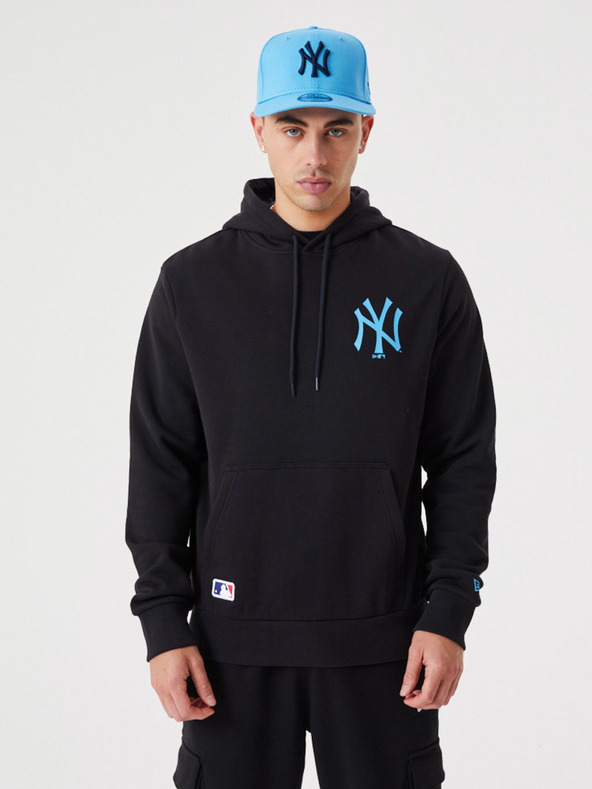 New Era Schwarzer Herren-Kapuzenpullover New Era