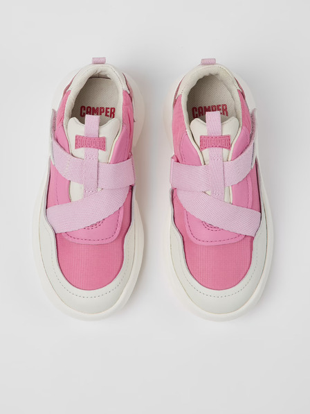 Camper Rosa Mädchen Leder Camper Turnschuhe