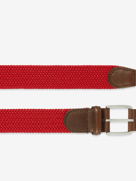 Geox Roter Herrengürtel mit Lederdetails Geox