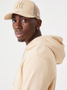 New Era Beigefarbener Unisex-Kapuzenpullover New Era
