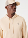 New Era Beigefarbener Unisex-Kapuzenpullover New Era