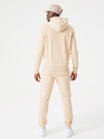 New Era Beigefarbener Unisex-Kapuzenpullover New Era