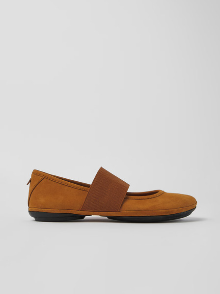 Camper Braun Damen Leder Ballerinas Camper