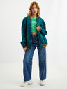 Tom Tailor Denim Hellgrünes Damen-Crop-Top Tom Tailor Denim