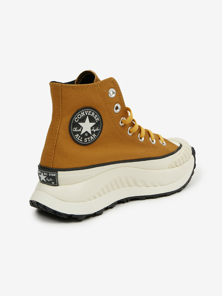 Converse Senfgelbe Knöchel-Plateau-Sneakers Converse Chuck 70 AT CX