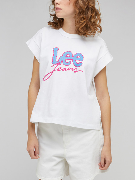 Lee Weißes Damen-T-Shirt von Lee