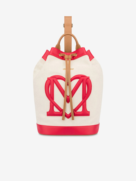 Love Moschino Love Moschino Rot und Beige Damen Tasche