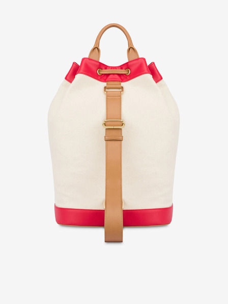 Love Moschino Love Moschino Rot und Beige Damen Tasche