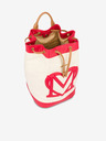 Love Moschino Love Moschino Rot und Beige Damen Tasche