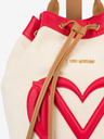 Love Moschino Love Moschino Rot und Beige Damen Tasche