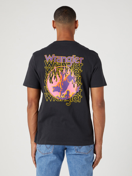 Wrangler Schwarzes Wrangler-Hemd für Männer