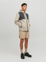 Jack & Jones Cremefarbene leichte Jack & Jones Filo Herren-Kapuzenjacke