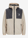 Jack & Jones Cremefarbene leichte Jack & Jones Filo Herren-Kapuzenjacke