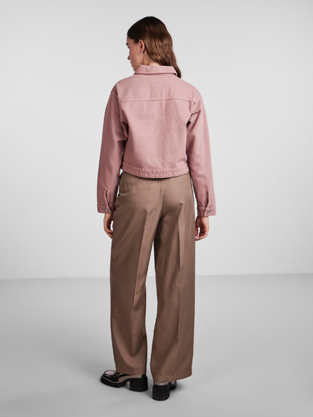 Pieces Altrosa Damen-Jeansjacke Pieces Tessie