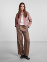 Pieces Altrosa Damen-Jeansjacke Pieces Tessie