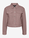 Pieces Altrosa Damen-Jeansjacke Pieces Tessie