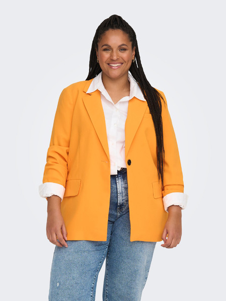 ONLY CARMAKOMA Orangefarbene Damen ONLY CARMAKOMA Gry Jacke