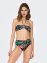 ONLY Grün-Blau Damen Blumen Bikiniunterteil ONLY Juliette