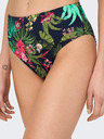 ONLY Grün-Blau Damen Blumen Bikiniunterteil ONLY Juliette