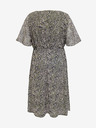 ONLY CARMAKOMA Khakifarbenes gemustertes Damenkleid ONLY CARMAKOMA Inessa
