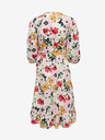 ONLY Cremefarbener gemusterter Damen-Wickelmidi ONLY Olivia