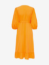 ONLY Orangefarbener Wickel-Midi aus Satin ONLY Olivia