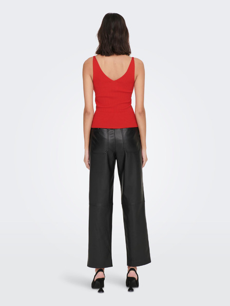 Jacqueline de Yong Rot gemustertes Tank-Top JDY Nanna