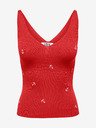 Jacqueline de Yong Rot gemustertes Tank-Top JDY Nanna