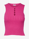 Noisy May Dunkelrosa Crop-Top Tank-Top Noisy May Frey