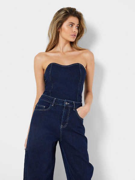 Noisy May Dunkelblaues Damen-Denim-Top Noisy May Lelou