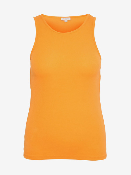 ONLY CARMAKOMA Orangefarbenes Damen-Basic-Tank-Top ONLY CARMAKOMA Kenya