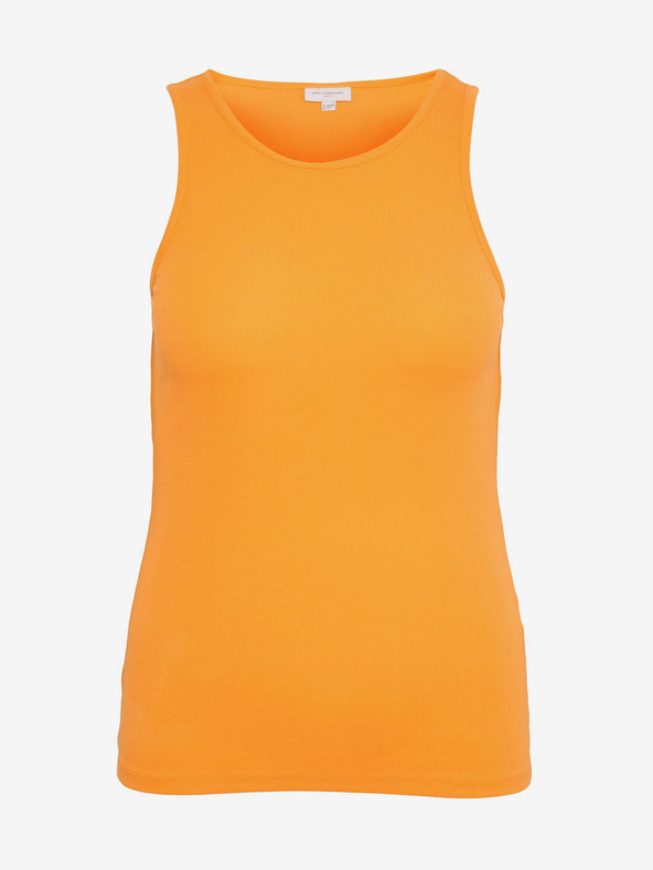 ONLY CARMAKOMA Orangefarbenes Damen-Basic-Tank-Top ONLY CARMAKOMA Kenya