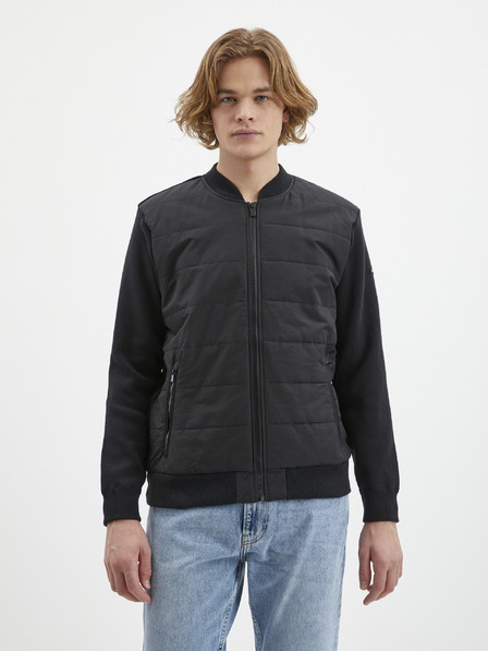 Pepe Jeans Dunkelgrauer Herren-Bomber Pepe Jeans Noel