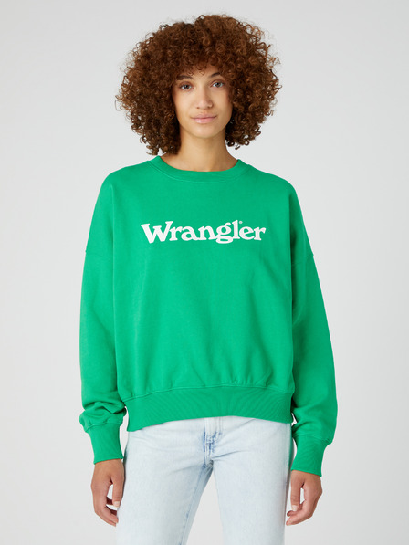 Wrangler Grünes Wrangler Damen-Sweatshirt