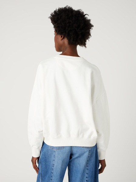 Wrangler Weißes Wrangler Damen-Sweatshirt