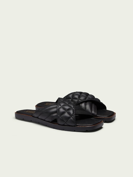 Scotch & Soda Schwarze Scotch & Soda Tilda Lederslipper für Damen