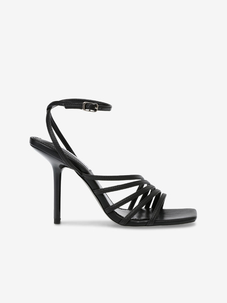Steve Madden Steve Madden All In Schwarze hochhackige Sandalen