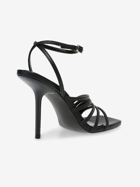 Steve Madden Steve Madden All In Schwarze hochhackige Sandalen
