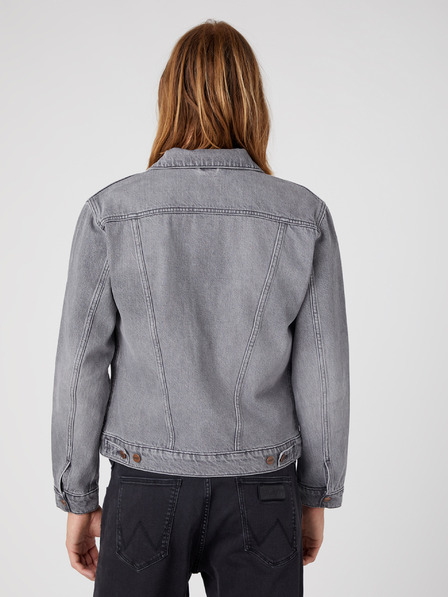 Wrangler Graue Wrangler Icons Jeansjacke für Herren