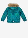 Reima Grün gemusterte Winterjacke für Jungen Reima Niisi
