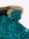 Reima Grün gemusterte Winterjacke für Jungen Reima Niisi