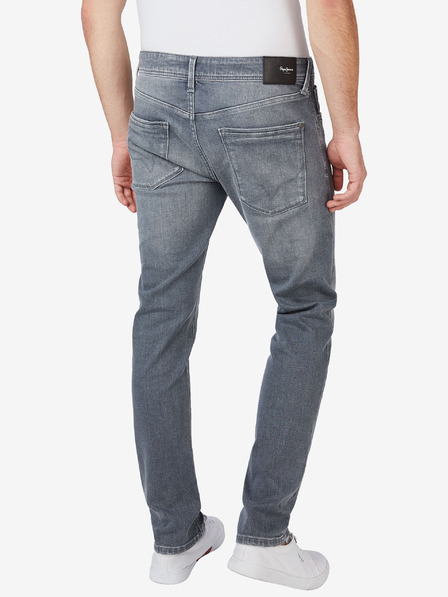 Pepe Jeans Graue Slim Fit Jeans für Herren Pepe Jeans Stanley